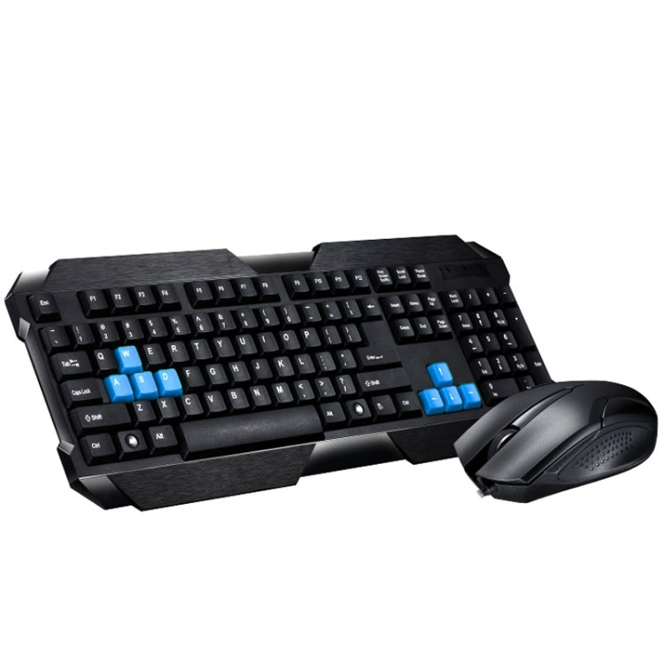 ZGB Q19 USB Wired Waterproof Keyboard Mouse Set(Black) - Wired Keyboard by Chasing Leopard | Online Shopping UK | buy2fix