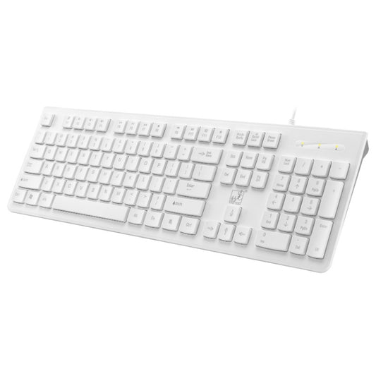 ZGB S500 Square Key USB Wired Computer Keyboard(White) - Wired Keyboard by Chasing Leopard | Online Shopping UK | buy2fix