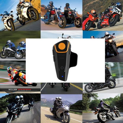 BT-S2 Single 2.4GHz Bluetooth V3.0 Interphone Headsets for Motorcycle Helmet, Auto Answering, Support FM, Intercom Distance up to 1000m - Consumer Electronics by buy2fix | Online Shopping UK | buy2fix