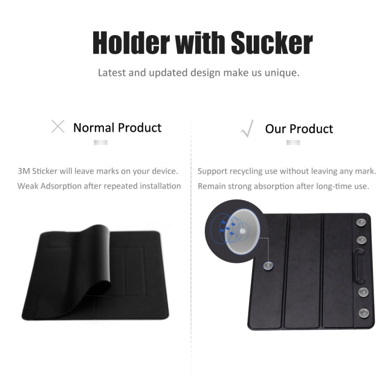 Multi-function Portable Ultrathin Foldable Heat Dissipation Mobile Phone Desktop Holder Laptop Stand (Black) - Computer & Networking by buy2fix | Online Shopping UK | buy2fix