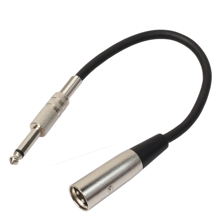 30cm XLR 3-Pin Male to 1/4 inch (6.35mm) XLR Female Plug Stereo Microphone Audio Cord Cable - Consumer Electronics by buy2fix | Online Shopping UK | buy2fix