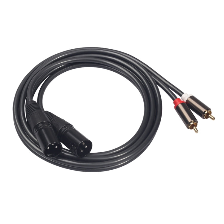 366120-15 2 RCA Male to 2 XLR 3 Pin Female Audio Cable, Length: 1.5m - Consumer Electronics by buy2fix | Online Shopping UK | buy2fix