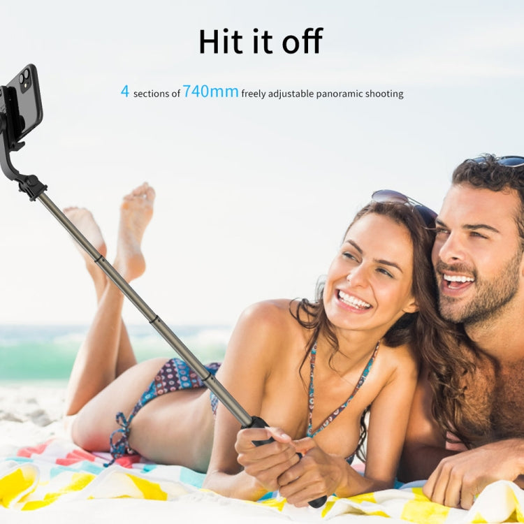 Q03 Bluetooth Remote Control Tripod Selfie Stick Phone Holder (Black) - Consumer Electronics by buy2fix | Online Shopping UK | buy2fix