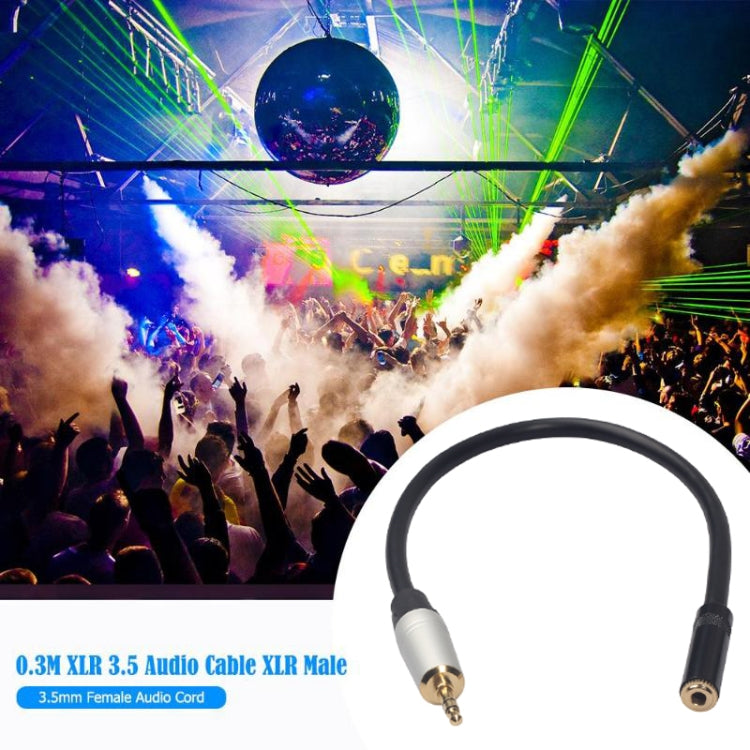 TC210MF-03 3.5mm Male to Female Audio Cable, Length: 0.3m - Consumer Electronics by buy2fix | Online Shopping UK | buy2fix