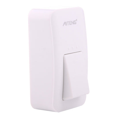 AITENG V017G Life Waterproof Battery-Free Wireless Doorbell, 1 Receiver + 1 x Transmitter, Receiver Distance: 130m, US Plug - Security by AITENG | Online Shopping UK | buy2fix