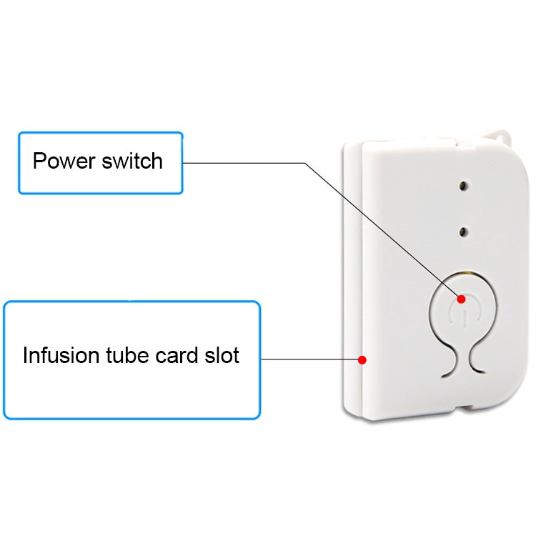 Infusion Reminder Alarm Sensor Monitor Hospital Security Nurse Patients Injection Safety Care Tool - Security by buy2fix | Online Shopping UK | buy2fix