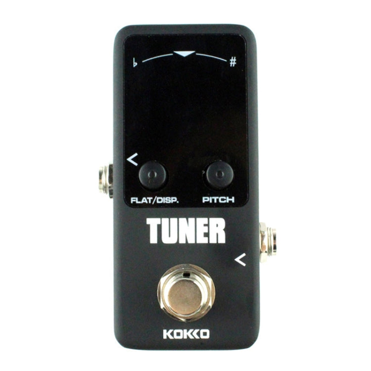 KOKKO FTN2 Guitar Mini Monoblock Effects Pedal Tuner, High Sensitivity Dual Mode Display Screen(Black) - Guitar Tuner Accessories by KOKKO | Online Shopping UK | buy2fix