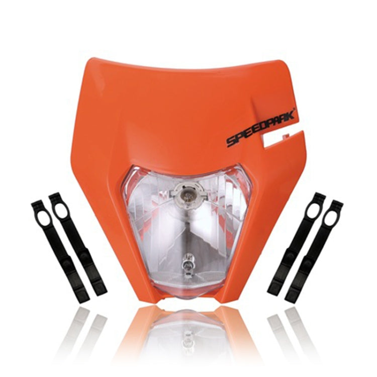 Speedpark H4 KTM Cross-country Motorcycle LED Headlight Grimace Headlamp (Orange) - Headlights by Speedpark | Online Shopping UK | buy2fix