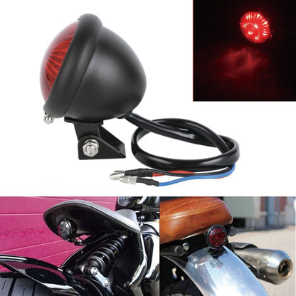 Speedpark 12V Motorcycle Modified Tail Light Brake Light for Harley(Silver+Black) - Signal Lights by Speedpark | Online Shopping UK | buy2fix
