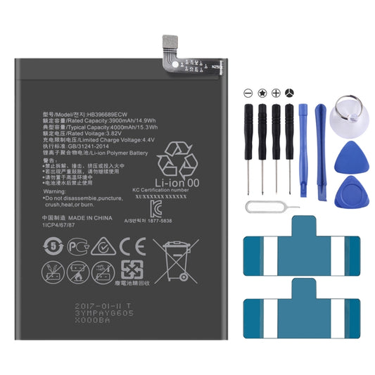 4000mAh HB396689ECW Li-Polymer Battery Replacement for Huawei Y7 Prime / Y7 2017 / Enjoy 7 Plus - For Huawei by buy2fix | Online Shopping UK | buy2fix