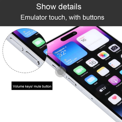 For iPhone 14 Pro Max Color Screen Non-Working Fake Dummy Display Model (Silver) - For iPhone & iPad by buy2fix | Online Shopping UK | buy2fix