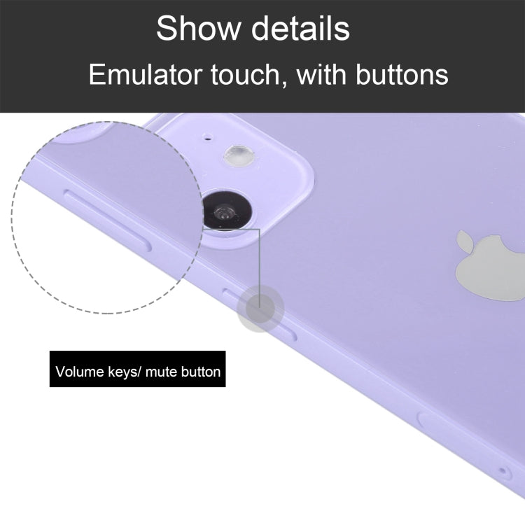 For iPhone 12 Black Screen Non-Working Fake Dummy Display Model (Purple) - For iPhone & iPad by buy2fix | Online Shopping UK | buy2fix