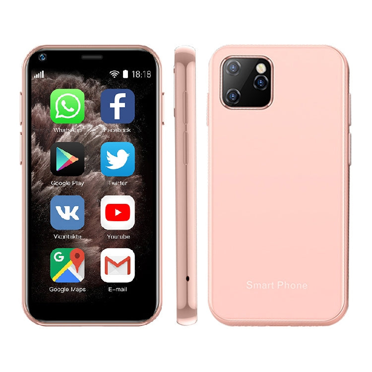 SOYES XS11, 1GB+8GB, 2.5 inch MTK6580 Quad Core up to 1.3GHz, Bluetooth, WiFi, FM, Network: 3G, Dual SIM(Pink) - SOYES by SOYES | Online Shopping UK | buy2fix