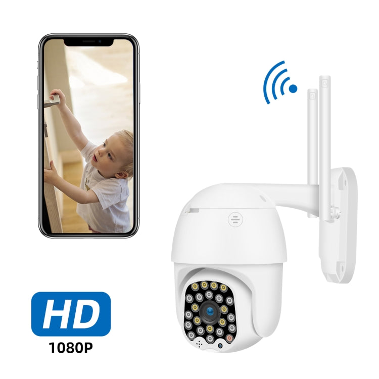 QX18 1080P HD WiFi IP Camera, Support Night Vision & Motion Detection & Two Way Audio & TF Card, UK Plug - Security by buy2fix | Online Shopping UK | buy2fix