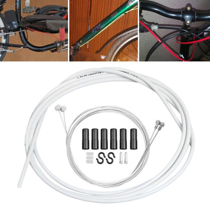 Universal Bicycle Brake Cable Tube Set(White) - Outdoor & Sports by buy2fix | Online Shopping UK | buy2fix