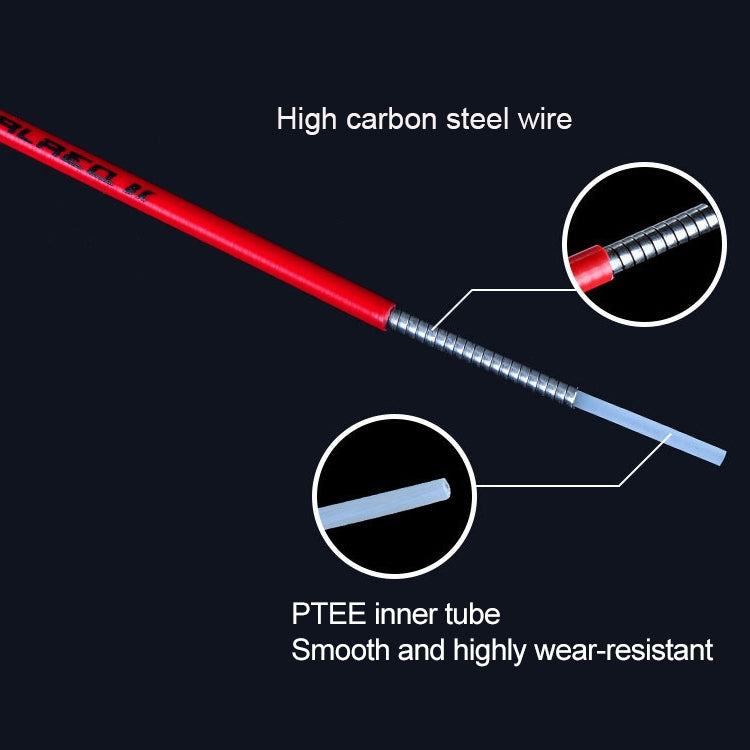 7 in 1 Universal PVC Bicycle Variable Speed Cable Tube Set(Red) - Outdoor & Sports by buy2fix | Online Shopping UK | buy2fix