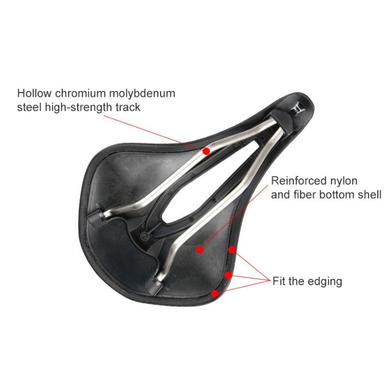 GUB 1180 PU Soft Breathable Hollow Bicycle Saddle - Bicycle Saddle by GUB | Online Shopping UK | buy2fix