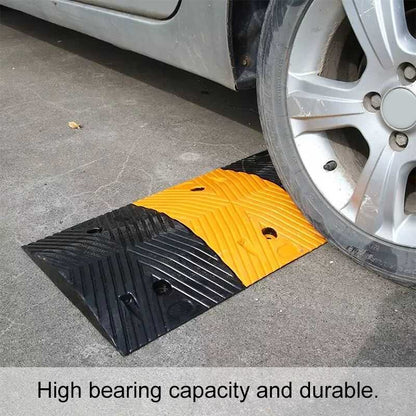 Strip Two-in-one Engineering Rubber Speed Bump, Size: 50x40x5cm - Speed Bumps by buy2fix | Online Shopping UK | buy2fix