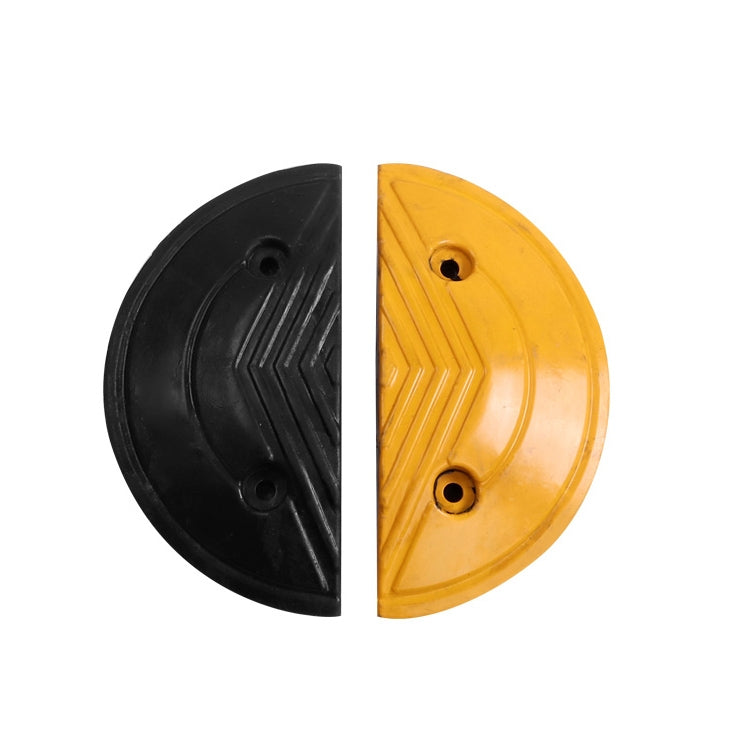 Pair Of Special Round Heads For Rubber Speed Bumps, Diameter: 40cm - Speed Bumps by buy2fix | Online Shopping UK | buy2fix