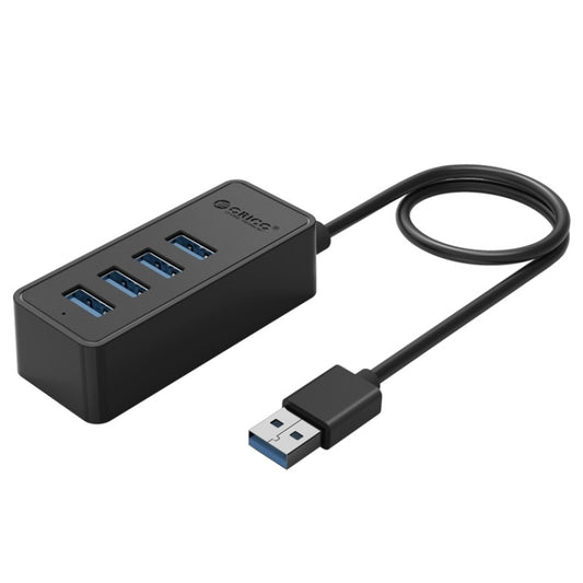 ORICO W5P-U3-30 4-Port USB 3.0 Desktop HUB with 30cm Micro USB Cable Power Supply(Black) - USB 3.0 HUB by ORICO | Online Shopping UK | buy2fix