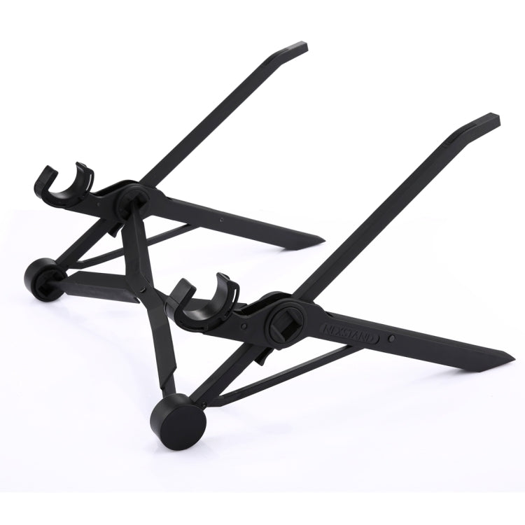 NEXSTAND Portable Adjustable Foldable Desk Holder Stand for Laptop / Notebook, Suitable for: More than 11.6 inch(Black) - Computer & Networking by buy2fix | Online Shopping UK | buy2fix