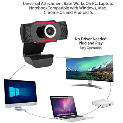 A480 480P USB Camera Webcam with Microphone - HD Camera by buy2fix | Online Shopping UK | buy2fix