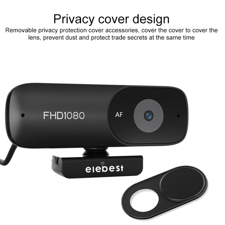 C90 4K Auto Focus HD Computer Camera Webcam(Black) - HD Camera by buy2fix | Online Shopping UK | buy2fix