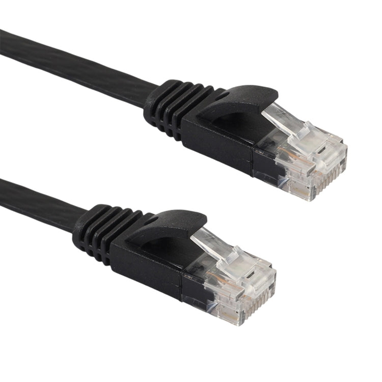 10m CAT6 Ultra-thin Flat Ethernet Network LAN Cable, Patch Lead RJ45 (Black) - Computer & Networking by buy2fix | Online Shopping UK | buy2fix