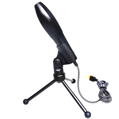 Yanmai Q5 USB 2.0 Game Studio Condenser Sound Recording Microphone with Holder, Compatible with PC and Mac for  Live Broadcast Show, KTV, etc.(Black) - Consumer Electronics by Yanmai | Online Shopping UK | buy2fix