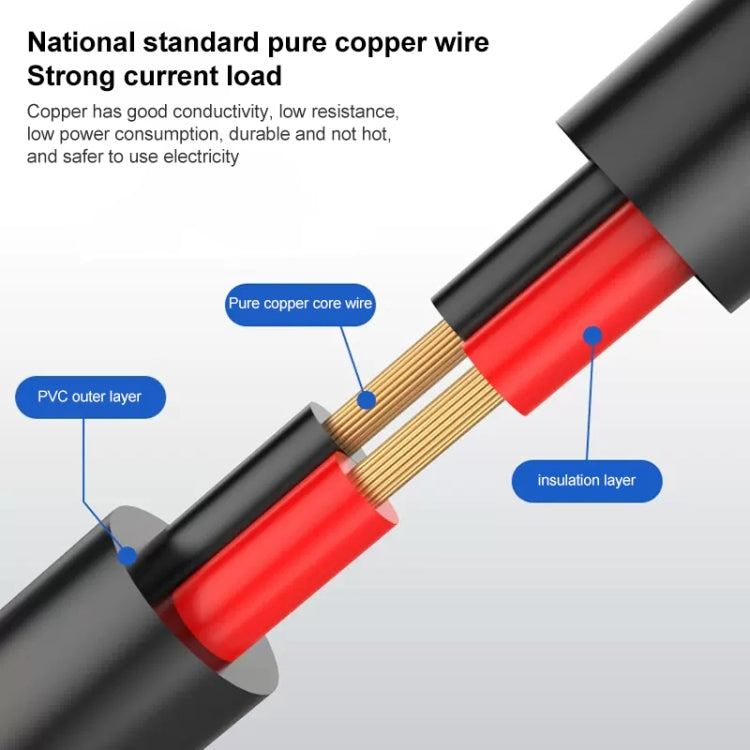 DC Male To DC Female Power Connection Extension Cable, Length: 1m - Security by buy2fix | Online Shopping UK | buy2fix