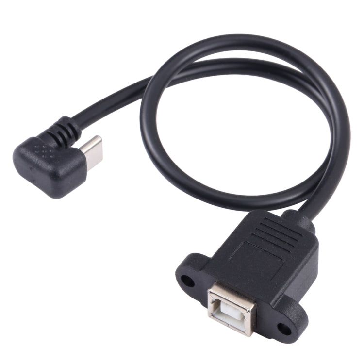 USB-C / Type-C Male to B-type Square Print Port Female Connector Cable - Computer & Networking by buy2fix | Online Shopping UK | buy2fix