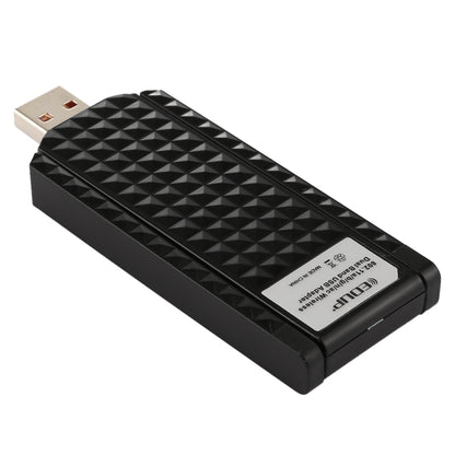 EDUP EP-AC1625 600Mbps 2.4G / 5.8GHz Dual Band Wireless 11AC USB 2.0 Adapter Network Card with 2 Antennas for Laptop / PC(Black) - USB Network Adapter by EDUP | Online Shopping UK | buy2fix