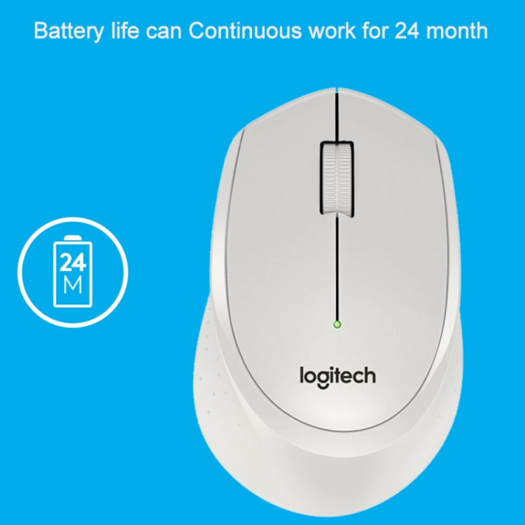 Logitech M330 Wireless Optical Mute Mouse with Micro USB Receiver (White) - Computer & Networking by Logitech | Online Shopping UK | buy2fix
