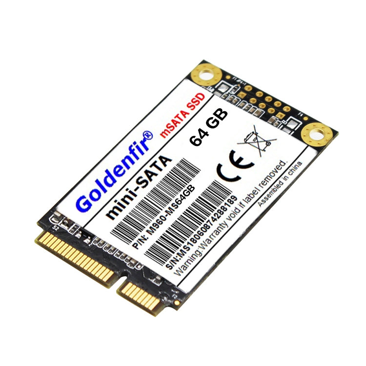 Goldenfir 1.8 inch Mini SATA Solid State Drive, Flash Architecture: TLC, Capacity: 64GB - Computer & Networking by Goldenfir | Online Shopping UK | buy2fix