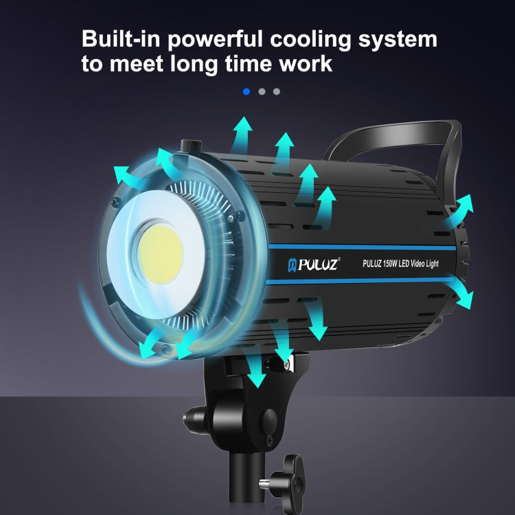 PULUZ 150W 5600K Studio Video Light + 2.8m Light Holder + 65cm Foldable Lantern Softbox Photography Kit(AU Plug) - Shoe Mount Flashes by PULUZ | Online Shopping UK | buy2fix