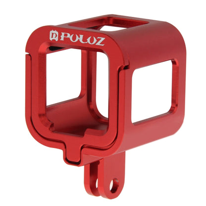 PULUZ Housing Shell CNC Aluminum Alloy Protective Cage with Insurance Frame for GoPro HERO5 Session /HERO4 Session /HERO Session(Red) - DJI & GoPro Accessories by PULUZ | Online Shopping UK | buy2fix