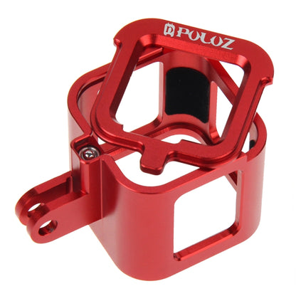 PULUZ Housing Shell CNC Aluminum Alloy Protective Cage with Insurance Frame for GoPro HERO5 Session /HERO4 Session /HERO Session(Red) - DJI & GoPro Accessories by PULUZ | Online Shopping UK | buy2fix