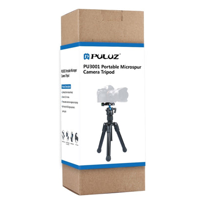 PULUZ  Pocket Mini Microspur Photos Magnesium Alloy Tripod Mount with 360 Degree Ball Head  for DSLR &  Digital Camera, Adjustable Height: 24.5-57cm, Load Max: 3kg - Camera Accessories by PULUZ | Online Shopping UK | buy2fix