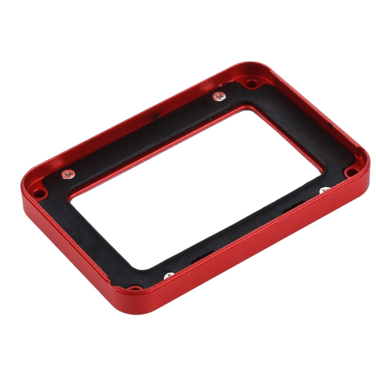 PULUZ Aluminum Alloy Flame + Tempered Glass Lens Protector for Sony RX0 / RX0 II, with Screws and Screwdrivers(Red) - Lens Cover by PULUZ | Online Shopping UK | buy2fix