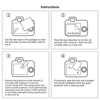 PULUZ 2.5D 9H Tempered Glass Film for Canon EOS 7D Mark II - Camera Accessories by PULUZ | Online Shopping UK | buy2fix