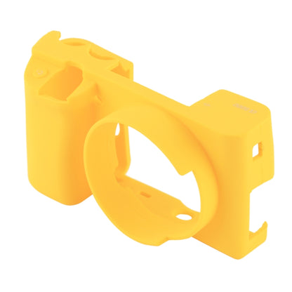 PULUZ Soft Silicone Protective Case for Sony ILCE-6000 / A6000(Yellow) - Protective Case by PULUZ | Online Shopping UK | buy2fix