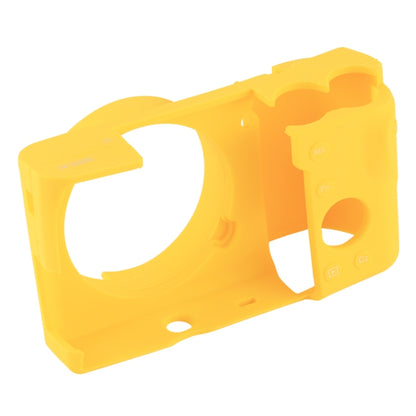 PULUZ Soft Silicone Protective Case for Sony ILCE-6000 / A6000(Yellow) - Protective Case by PULUZ | Online Shopping UK | buy2fix