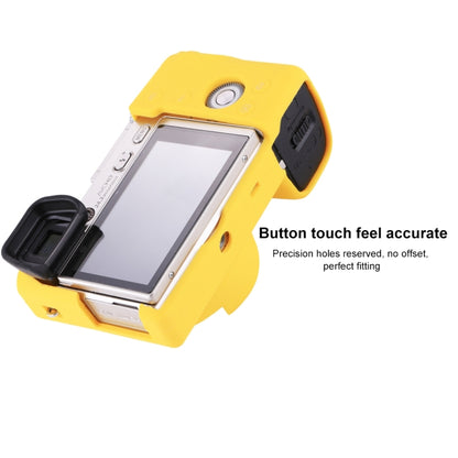 PULUZ Soft Silicone Protective Case for Sony ILCE-6000 / A6000(Yellow) - Protective Case by PULUZ | Online Shopping UK | buy2fix