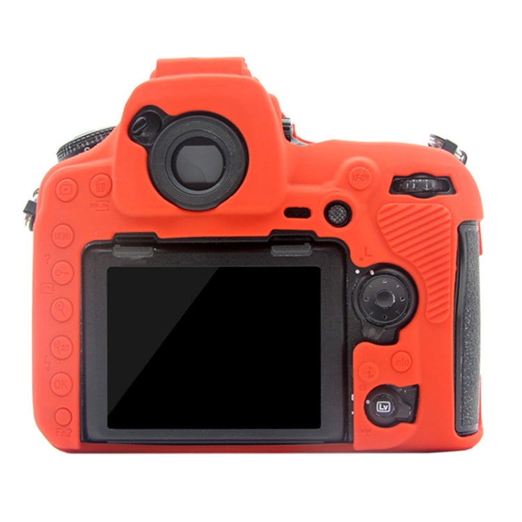 PULUZ Soft Silicone Protective Case for Nikon D850(Red) - Protective Case by PULUZ | Online Shopping UK | buy2fix