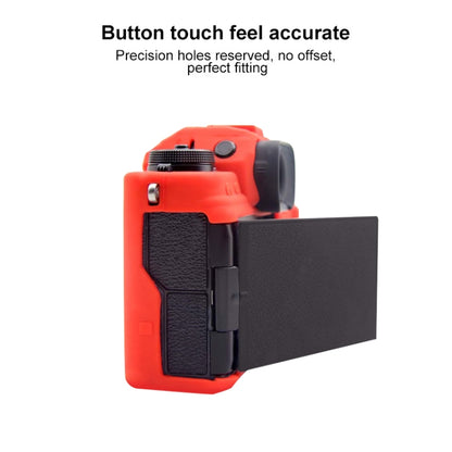 PULUZ Soft Silicone Protective Case for Fujifilm X-T4(Red) - Protective Case by PULUZ | Online Shopping UK | buy2fix