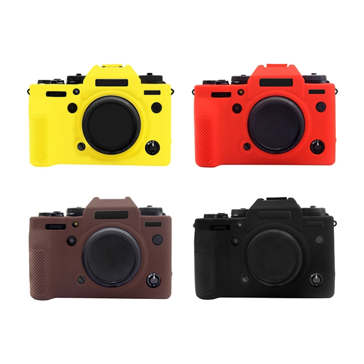 PULUZ Soft Silicone Protective Case for Fujifilm X-T4(Red) - Protective Case by PULUZ | Online Shopping UK | buy2fix