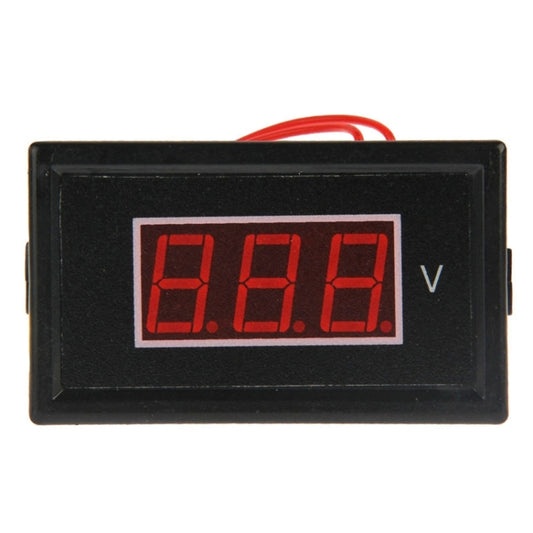 V85 2 Wires 75-300V AC LED Digital Display Voltmeter(Black) - Consumer Electronics by buy2fix | Online Shopping UK | buy2fix