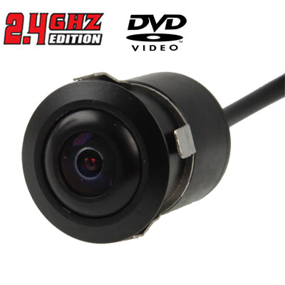 2.4G DVD Wireless Car Rearview Reversing Parking Backup Color Camera, Wide viewing angle: 120 Degrees(WX1637BS)(Black) - In Car by buy2fix | Online Shopping UK | buy2fix