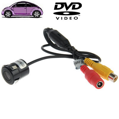 Waterproof Wired Punch DVD Rear View Camera With Scaleplate , Support Installed in Car DVD Navigator or Car Monitor , Wide Viewing Angle: 170 degree (WD004)(Black) - In Car by buy2fix | Online Shopping UK | buy2fix