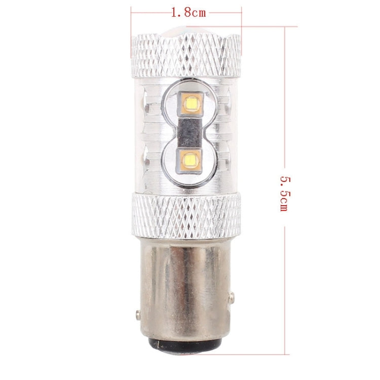 1157/BAY15D 50W 750LM 6500K White Light 10-3535-LEDs Car Brake Light  , Constant Current , DC12-24V - In Car by buy2fix | Online Shopping UK | buy2fix